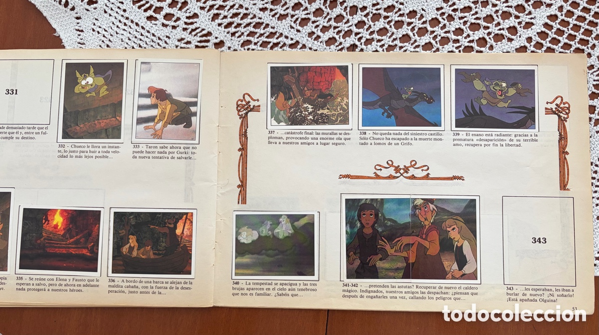 Coleccionismo &aacute;lbumes: Taron y el Caldero Magico - Foto 5
