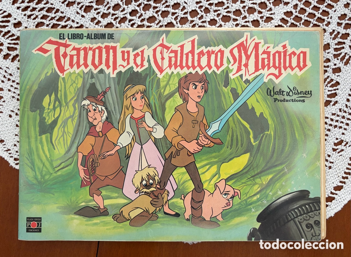 Coleccionismo &aacute;lbumes: Taron y el Caldero Magico - Foto 1
