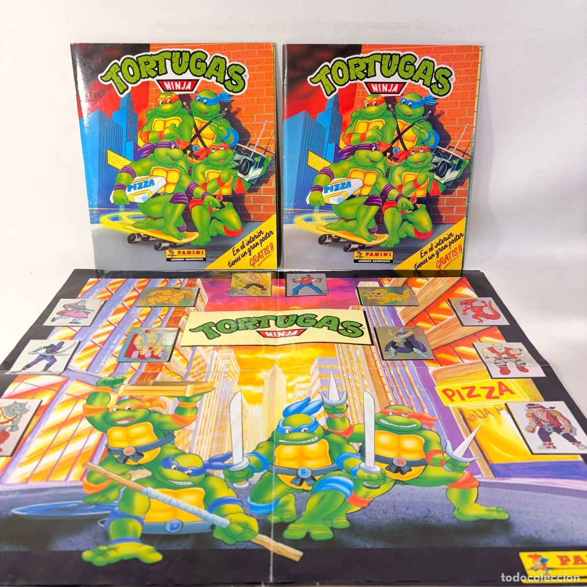 Sammeln Sammelalben: LOTE DOS &Aacute;LBUMES TORTUGAS NINJA CON SUS P&Oacute;STERS - PANINI - VER DESCRIPCI&Oacute;N