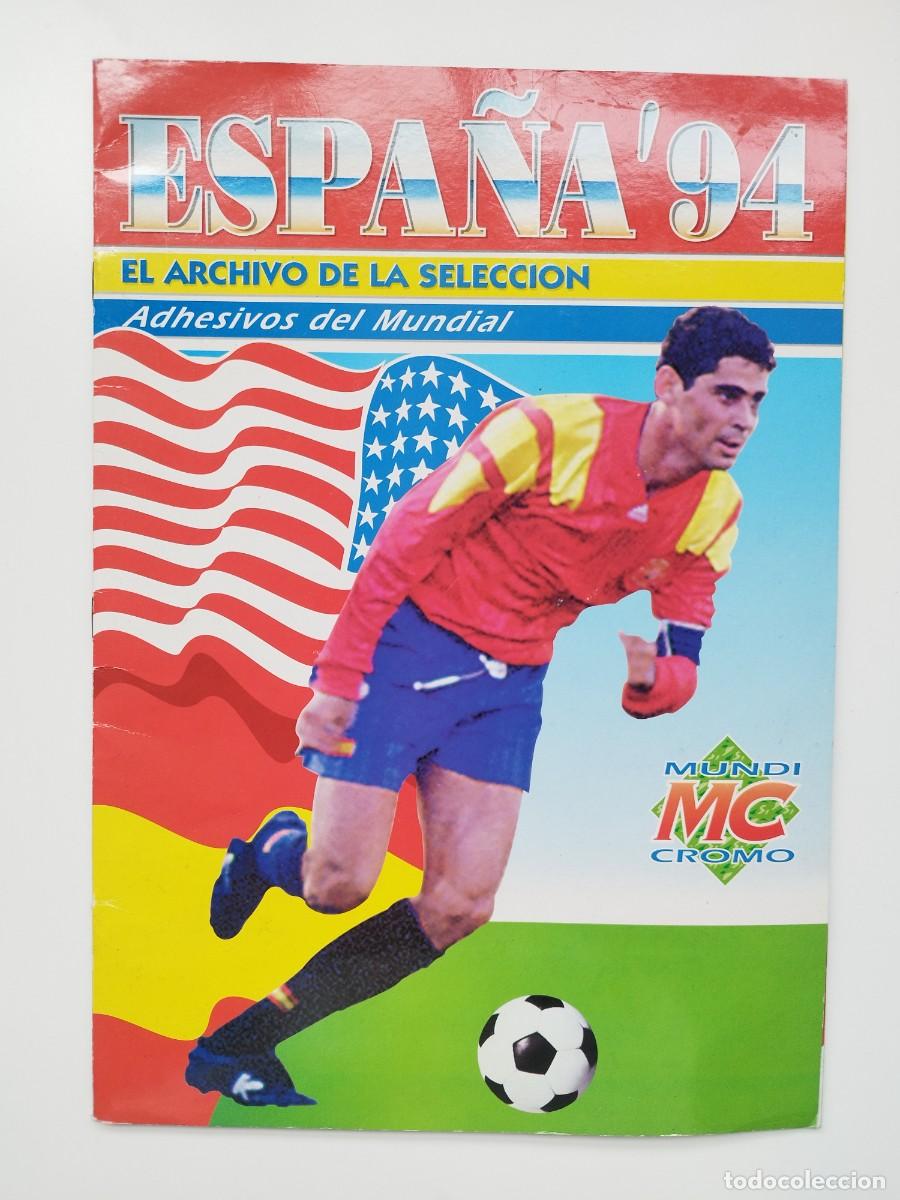 Coleccionismo &Aacute;lbumes: ANTIGUO ALBUM DE CROMOS FUTBOL ESPA&Ntilde;A 1994 MUNDI MC CROMO 1986 CONTIENE 175 CROMOS DE 197