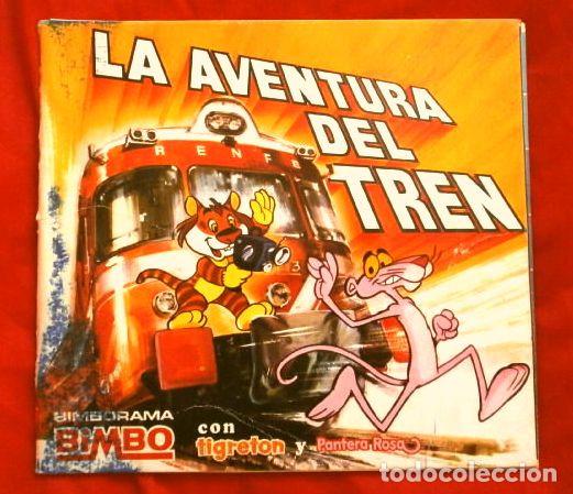 Colecionismo Cadernetas: LA AVENTURA DEL TREN (A&Ntilde;O 1975) ALBUM INCOMPLETO - ED. BIMBO Bimborama (Tigreton y Pantera Rosa)
