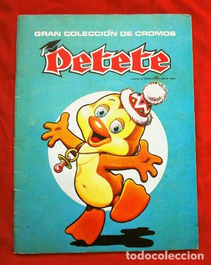 Coleccionismo &Aacute;lbumes: PETETE (1981) ALBUM con 189 cromos - ED. PTT - Serie de television TVE (Album dificil)