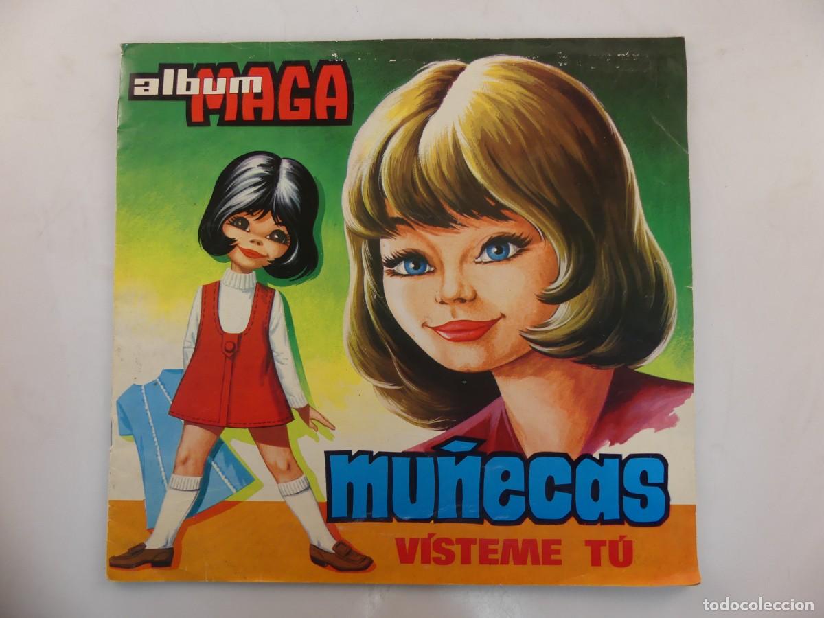 Colecionismo Cadernetas: ALBUM MAGA &ndash; MU&Ntilde;ECAS VISTEME TU ALBUM CON CROMOS INCOMPLETO