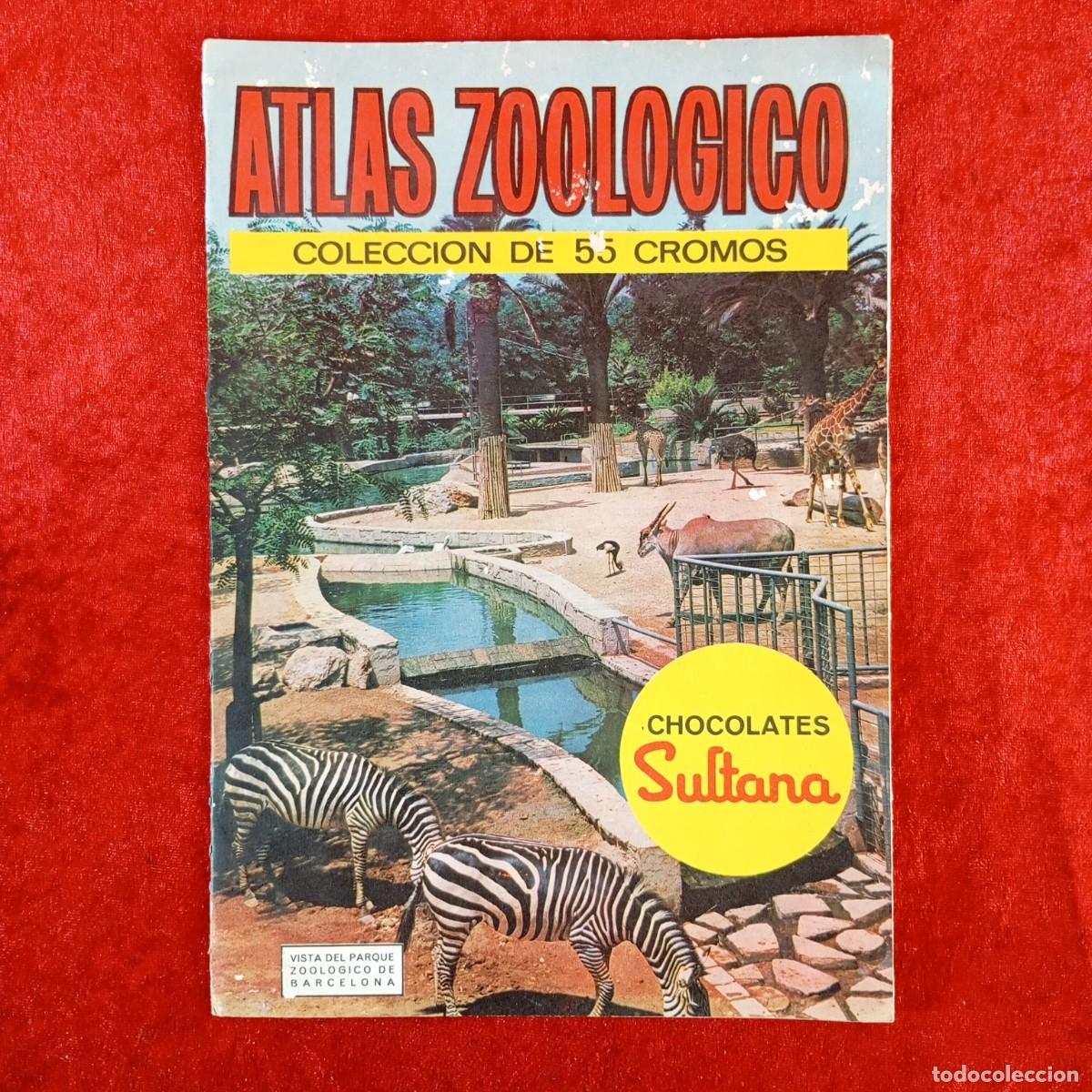 Coleccionismo &Aacute;lbumes: ATLAS ZOOLOGICO - CHOCOLATES SULTANA VISTA DEL PARQUE ZOOLOGICO DE BARCELONA - BASTANTE LLENO / 3763