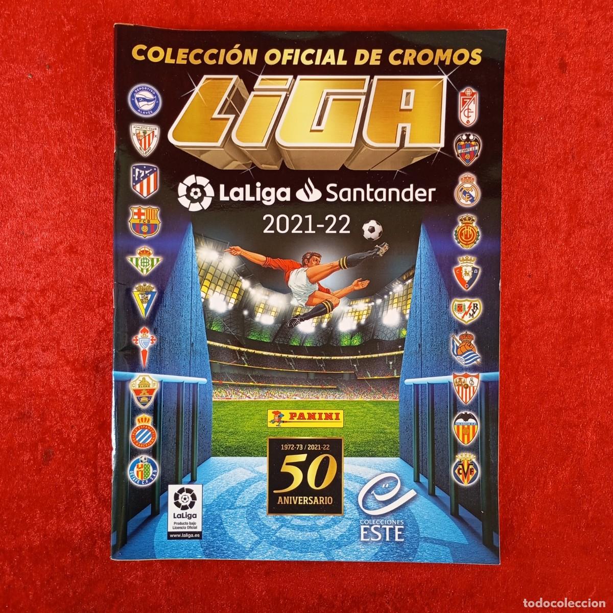 Coleccionismo &Aacute;lbumes: COLECCI&Oacute;N OFICIAL DE CROMOS - LIGA 2021-22 - PANINI - COLECCIONES ESTE - &Aacute;LBUM CROMOS VACIO / 3770