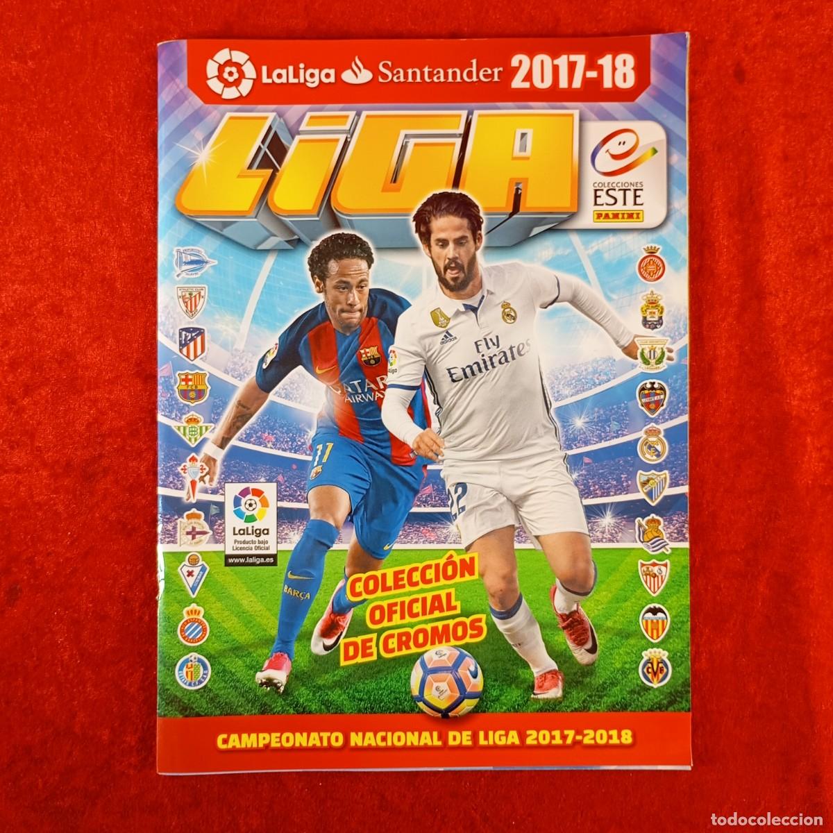 Coleccionismo &Aacute;lbumes: &Aacute;LBUM DE CROMOS - LA LIGA - COLECCIONES ESTE - PANINI - 2017-18 - INCOMPLETO / 3786