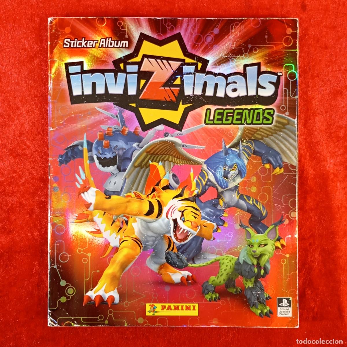 Coleccionismo &Aacute;lbumes: INVIZIMALS LEGENDS - PANINI - STICKER ALBUM - &Aacute;LBUM DE CROMOS - INCOMPLETO - BASTANTE LLENO / 3790