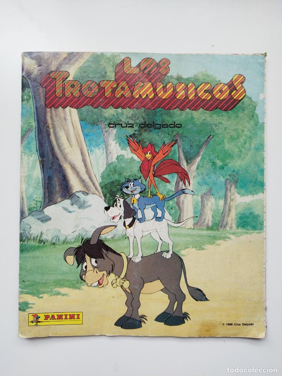 Coleccionismo &Aacute;lbumes: ALBUM DE CROMOS LOS TROTAMUSICOS PANINI 1989 CRUZ DELGADO CONTIENE 192 CROMOS DE 240