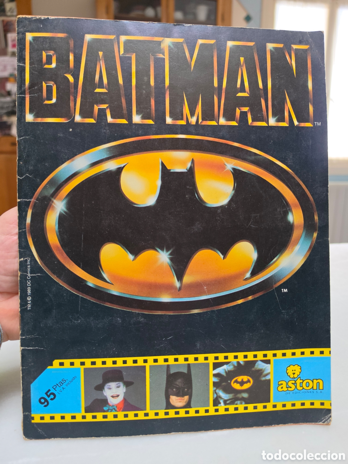 Coleccionismo &Aacute;lbumes: BATMAN. ALBUM DE CROMOS. ASTON EDICIONES A&Ntilde;O 1989. INCOMPLETO.