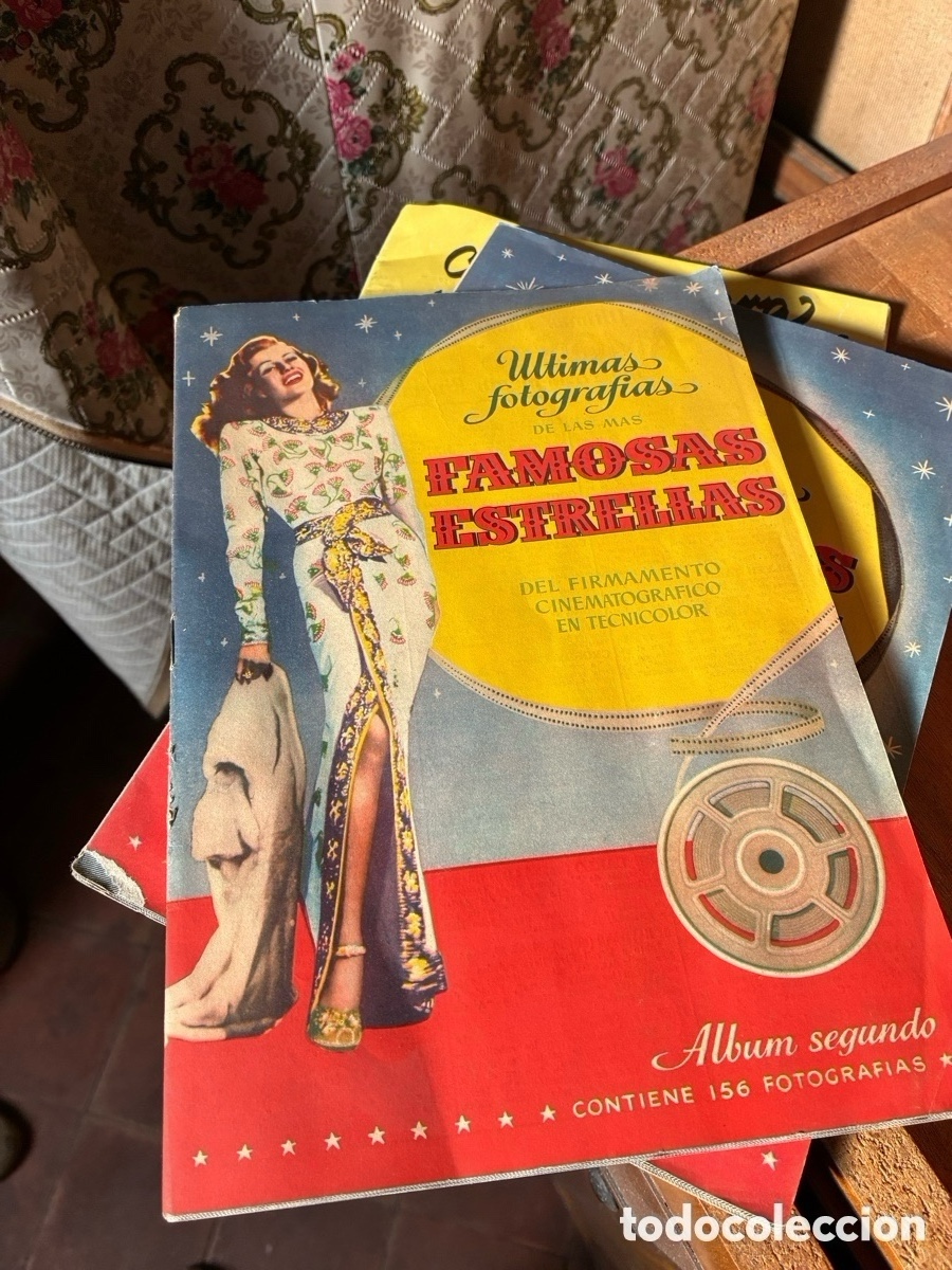 Collectable Incomplete Albums: &Aacute;lbum de cromos de Famosas Estrellas