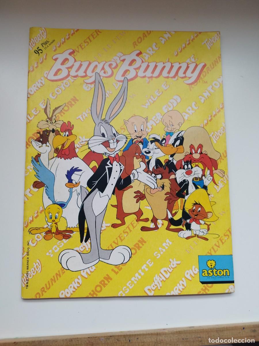 Coleccionismo &Aacute;lbumes: ALBUM DE CROMOS BUGS BUNNY ASTON 1990 CONTIENE 145 CROMOS DE 162
