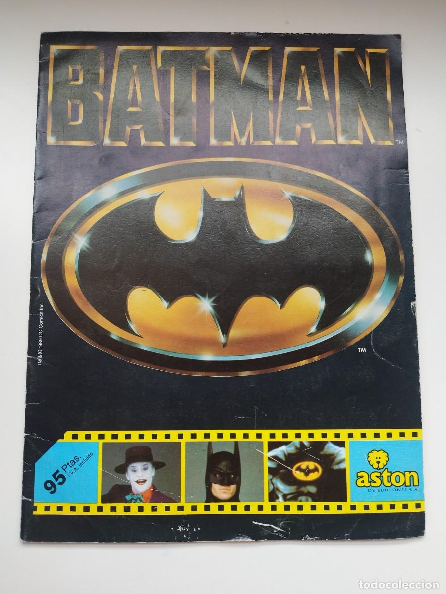 Coleccionismo &Aacute;lbumes: ALBUM DE CROMOS BATMAN 1989 DC COMICS INC ASTON EDICIONES S.A. LE FALTAN 12 CROMOS