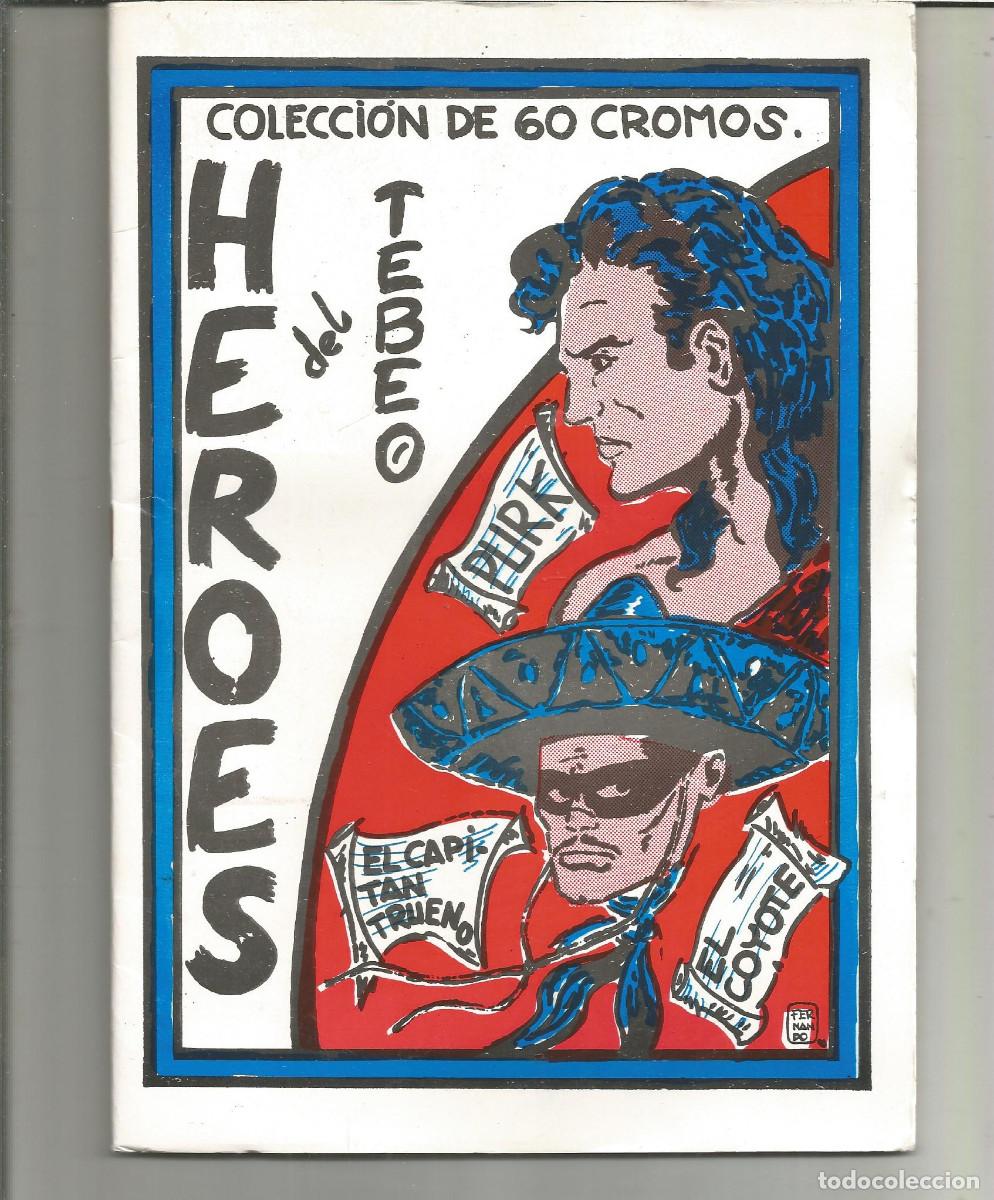 Coleccionismo &Aacute;lbumes: H&eacute;roes del Tebeo Club Vallisoletano amigos del tebeo &Aacute;lbum cromos incompleto