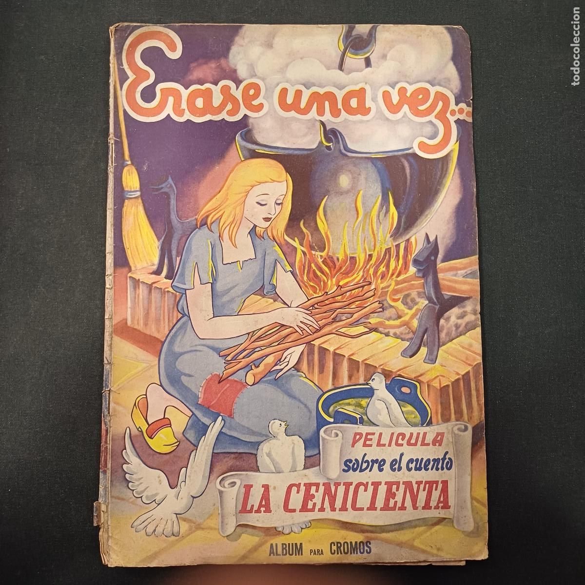 Coleccionismo &Aacute;lbumes: ERASE UNA VEZ/SOBRE EL CUENTO CENICIENTA/ALBUM DE CROMOS FHER INCOMPLETO.