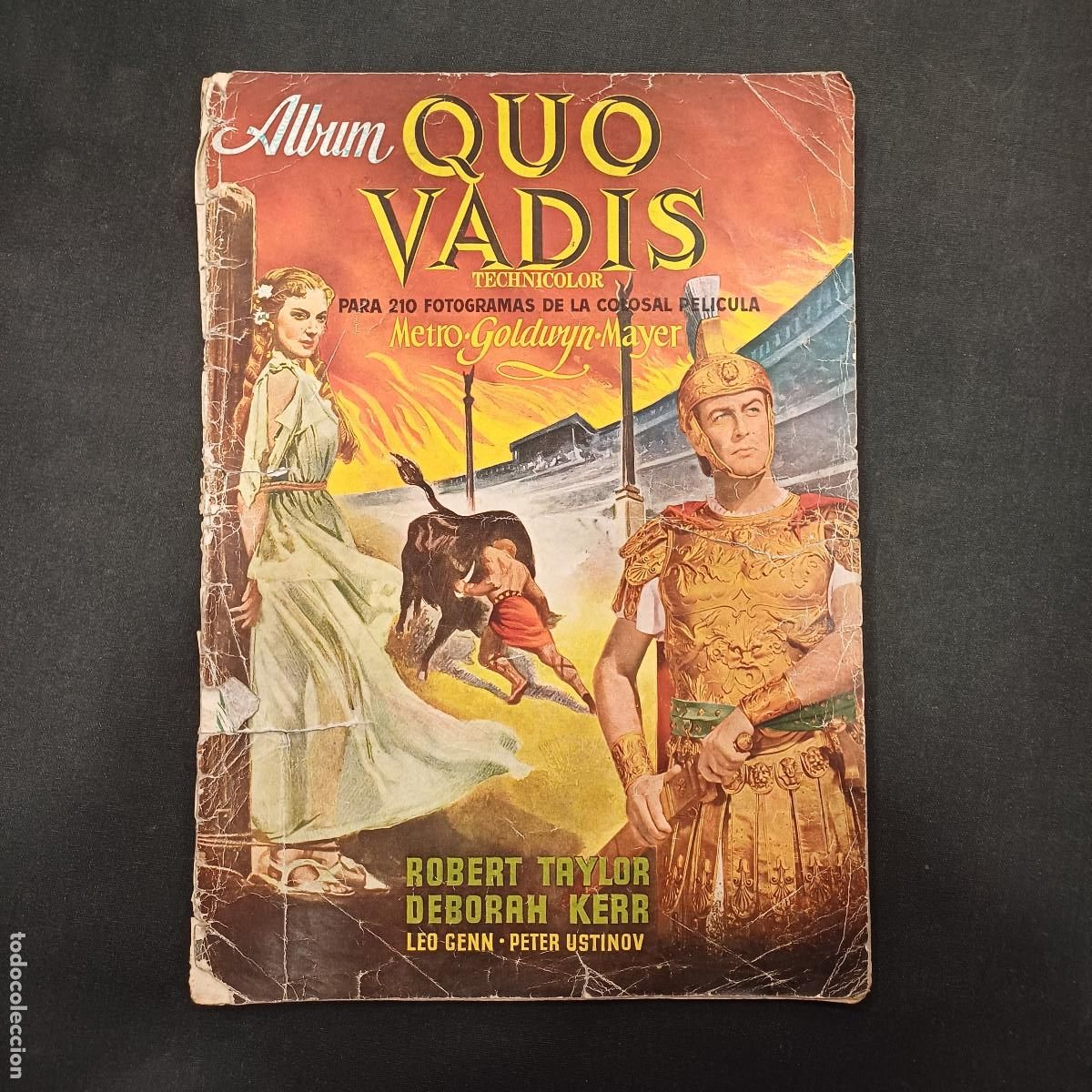 Coleccionismo &Aacute;lbumes: QUO VADIS/ALBUM DE CROMOS CLIPER INCOMPLETO A FALTA DE 13 CROMOS A RESTAURAR.