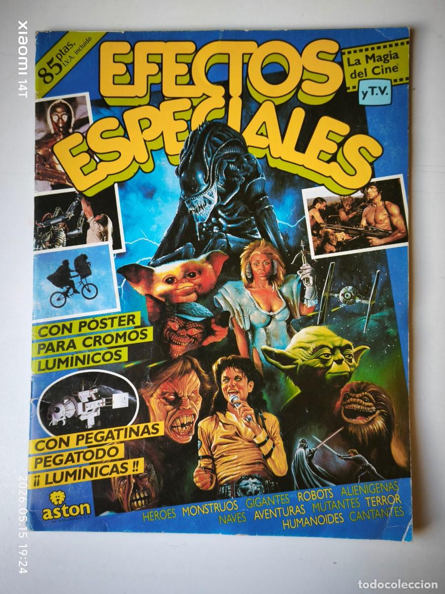Coleccionismo &Aacute;lbumes: ALBUM CROMOS &rdquo;EFECTOS ESPECIALES&rdquo; (1988 ASTON DE EDICIONES).