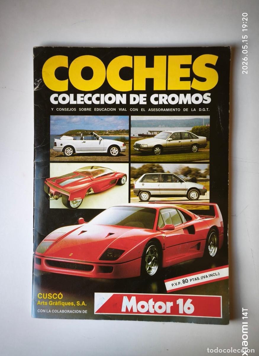 Coleccionismo &Aacute;lbumes: COCHES- COLECCION DE CROMOS (MOTOR 16 )