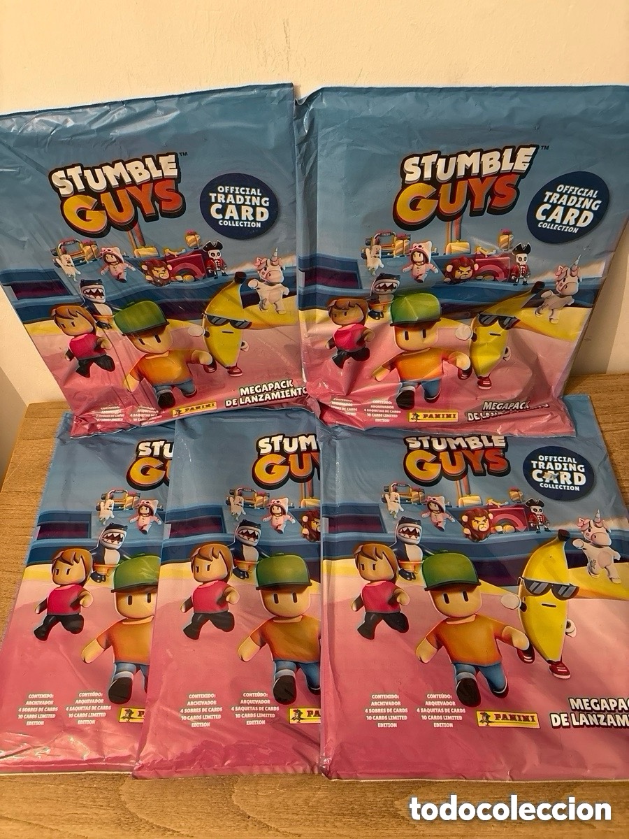 Coleccionismo &Aacute;lbumes: Lote Megapack lanzamiento Stumble Guys, Trading Card, Panini (A24)