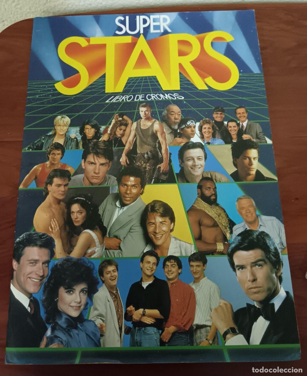 Coleccionismo &Aacute;lbumes: &Aacute;LBUM SUPER STARS EDICIONES ESTE SERIES TV M&Uacute;SICA CINE FALTA UN CROMO