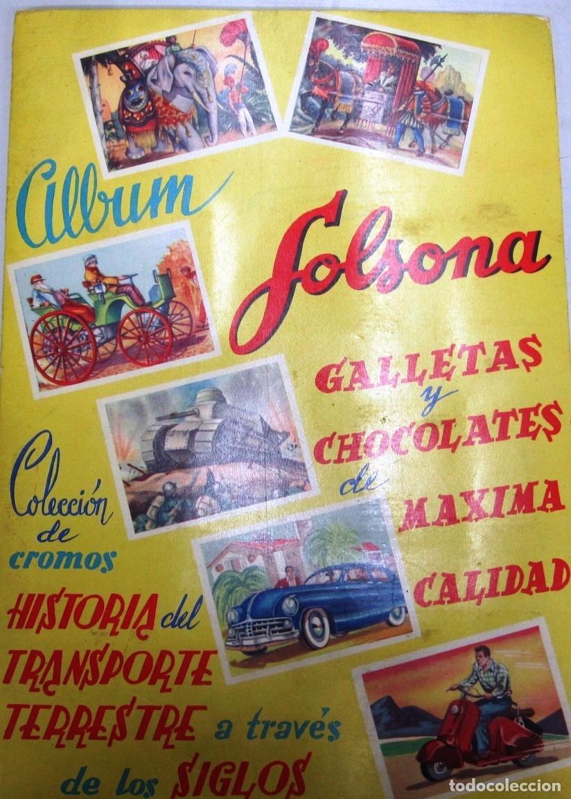 Coleccionismo &Aacute;lbumes: COLECCION DE CROMOS- HISTORIA DEL TRANSPORTE TERRESTRE A TRAVES DE LOS SIGLOS
