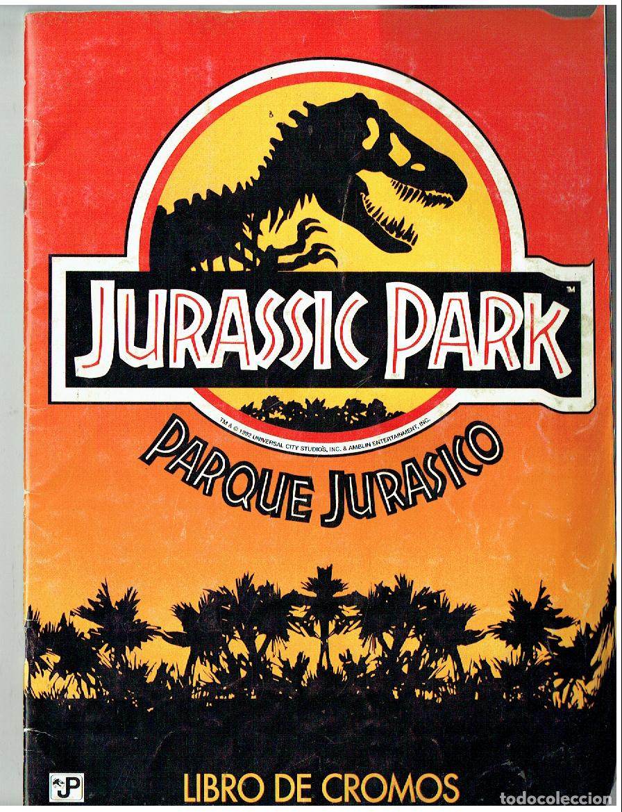 Coleccionismo &Aacute;lbumes: JURASSICEDC PARK .PARQUE JURASICO. LIBRO DE CROMOS, INCOMPLETO: TIENE 128 CROMOS.(ST/PN2)