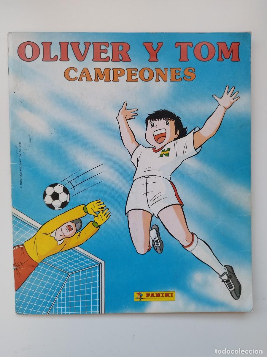 Coleccionismo &Aacute;lbumes: ALBUM DE CROMOS OLIVER Y TOM CAMPEONES PANINI TSUCHIDA PRODCUTION 1990 CONTIENE 222 DE 240 CROMOS