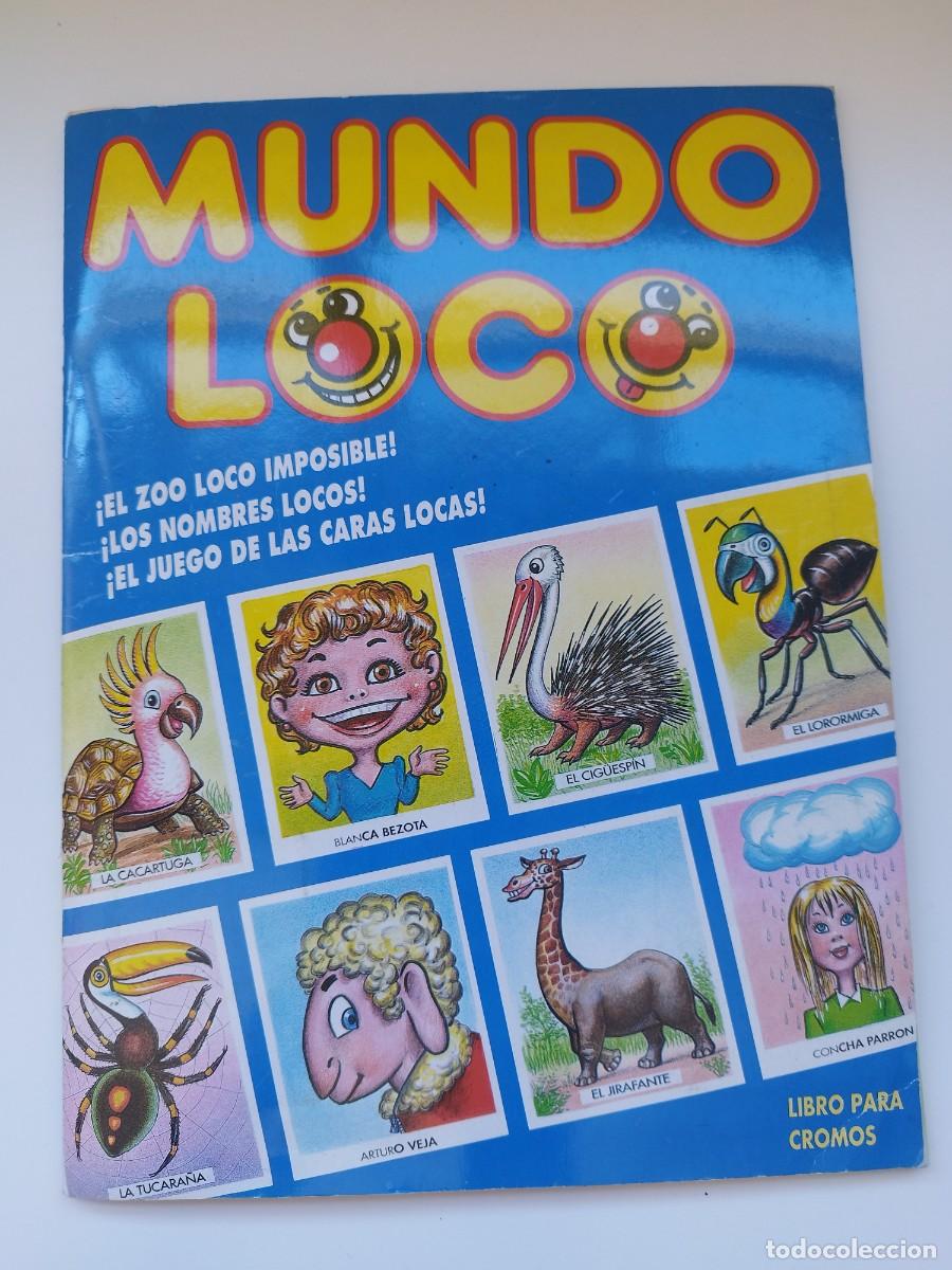 Coleccionismo &Aacute;lbumes: ALBUM DE CROMOS MUNDO LOCO EDICIONES EYDER 1990 CONTIENE 137 CROMOS EN TOTAL