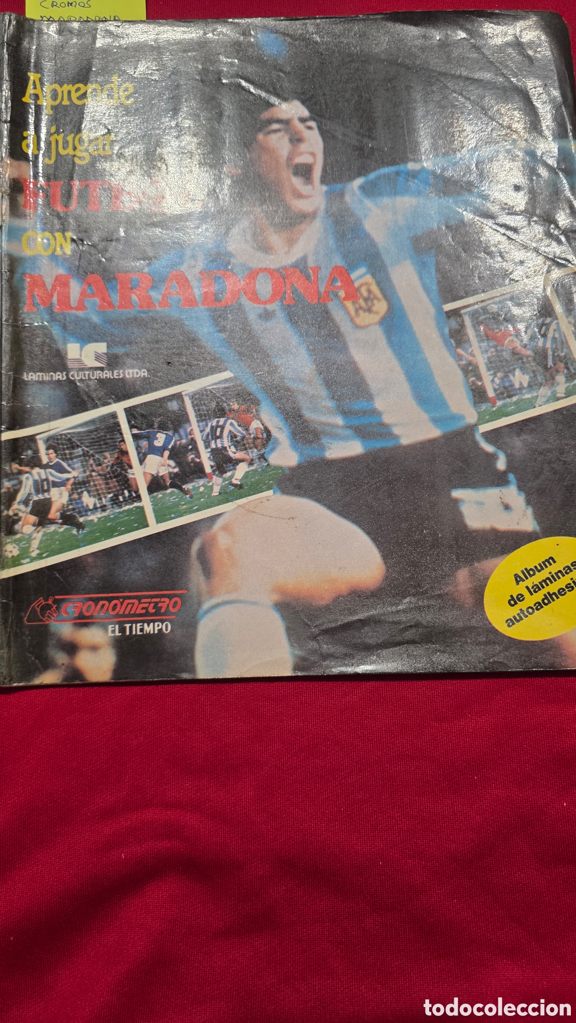Coleccionismo &Aacute;lbumes: MARADONA,ALBUM APRENDE A JUGAR FUTBOL CON MARADONA