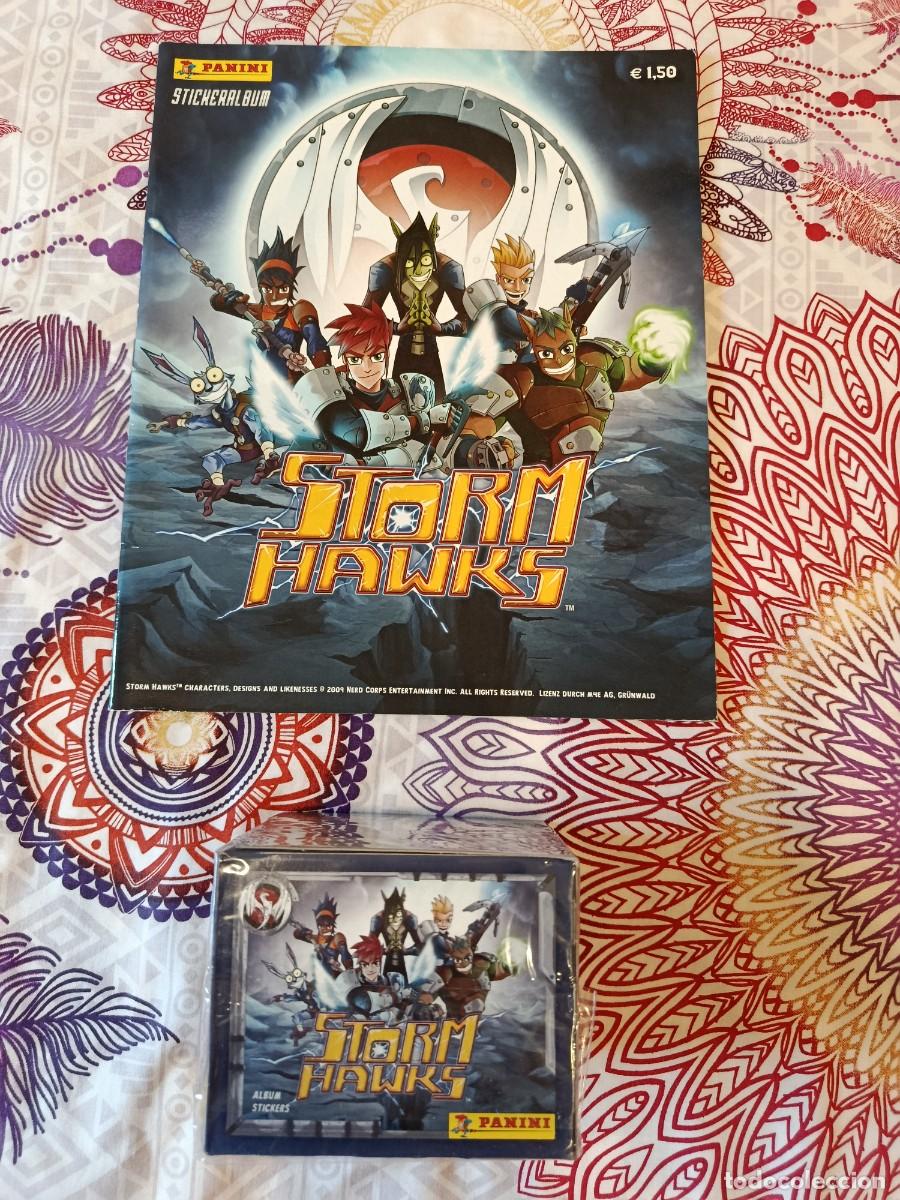 Coleccionismo &Aacute;lbumes: STORM HAWKS ALBUM Y CAJA DE 50 SOBRES