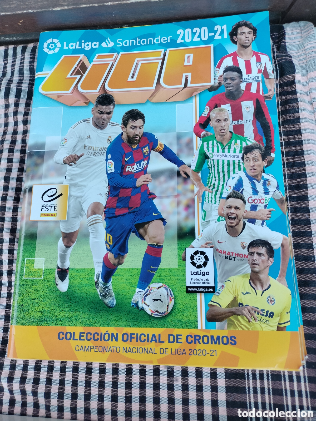 Coleccionismo &Aacute;lbumes: Album la liga Santander 2020-21 plancha