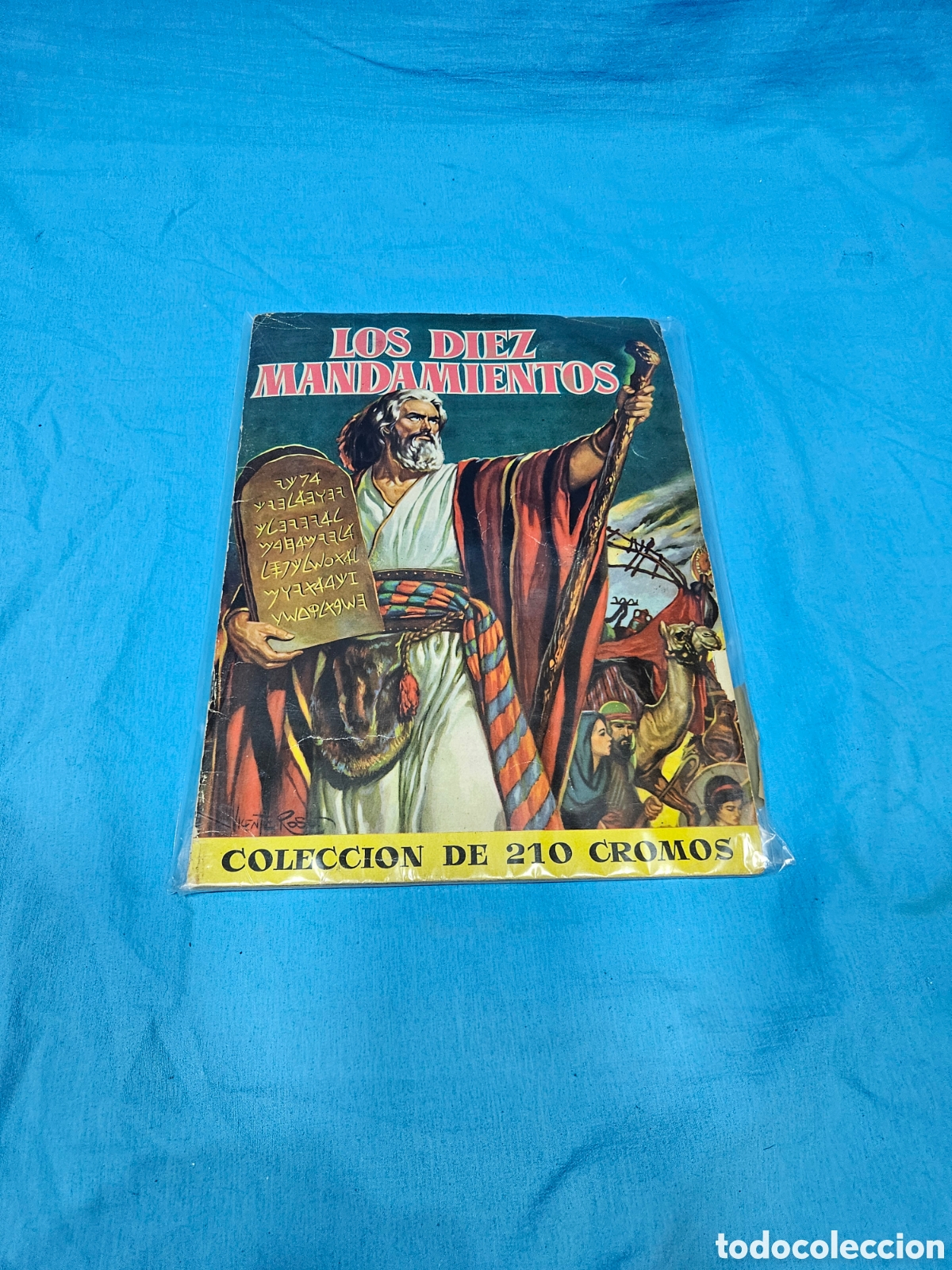 Coleccionismo &Aacute;lbumes: ALBUM LOS DIEZ MANDAMIENTOS. VIDA DE JESUCRISTO, HISTORIA SAGRADA. FALTA 1 CROMO