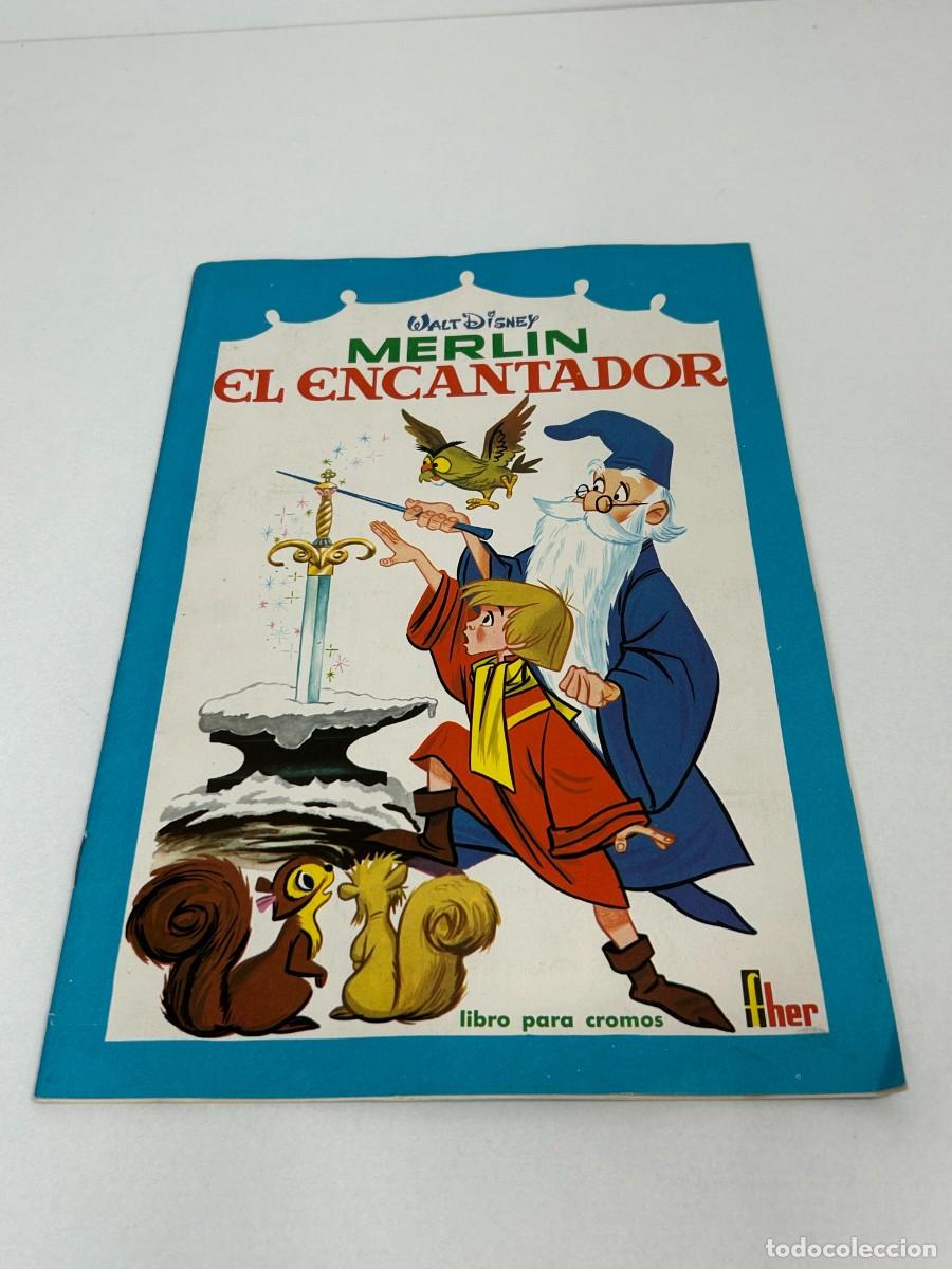 Coleccionismo &Aacute;lbumes: ALBUM CROMOS MERLIN EL ENCANTADOR EDITORIAL FHER 1965