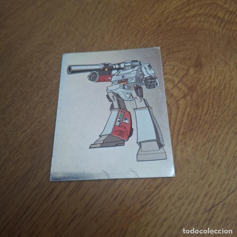 Coleccionismo &Aacute;lbumes: PANINI STICKER TRANSFORMERS 1991 HASBRO BORBA №84 metalizado cromos
