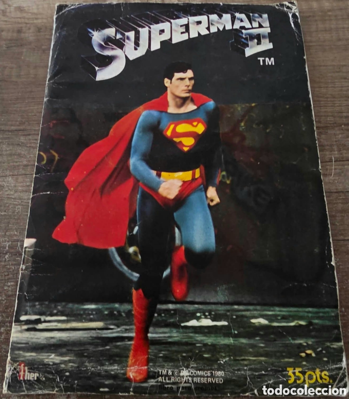 Coleccionismo &Aacute;lbumes: ALBUM CROMOS SUPERMAN 2. FHER. CASI COMPLETO. A&Ntilde;O 1980
