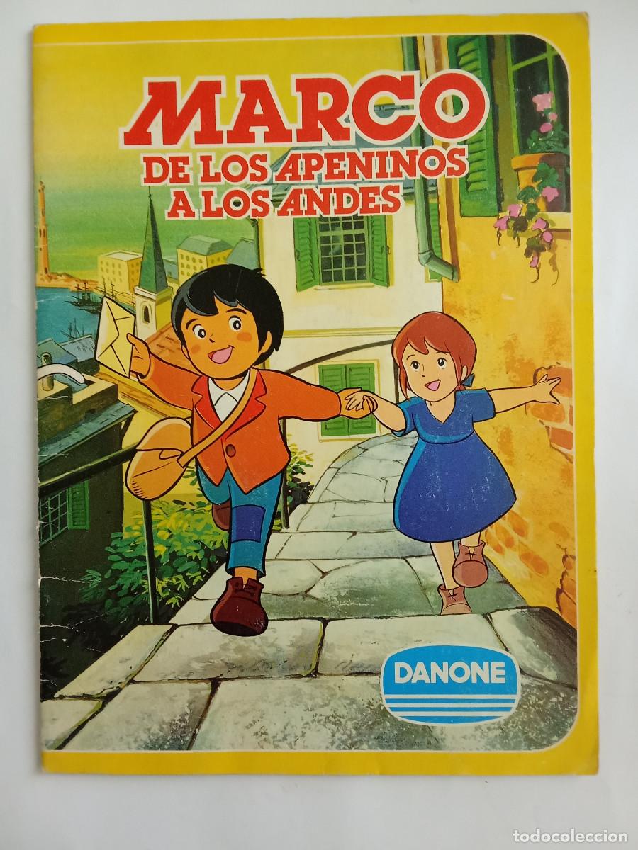 Coleccionismo &Aacute;lbumes: Marco de los Apeninos a los Andes Danone 1976