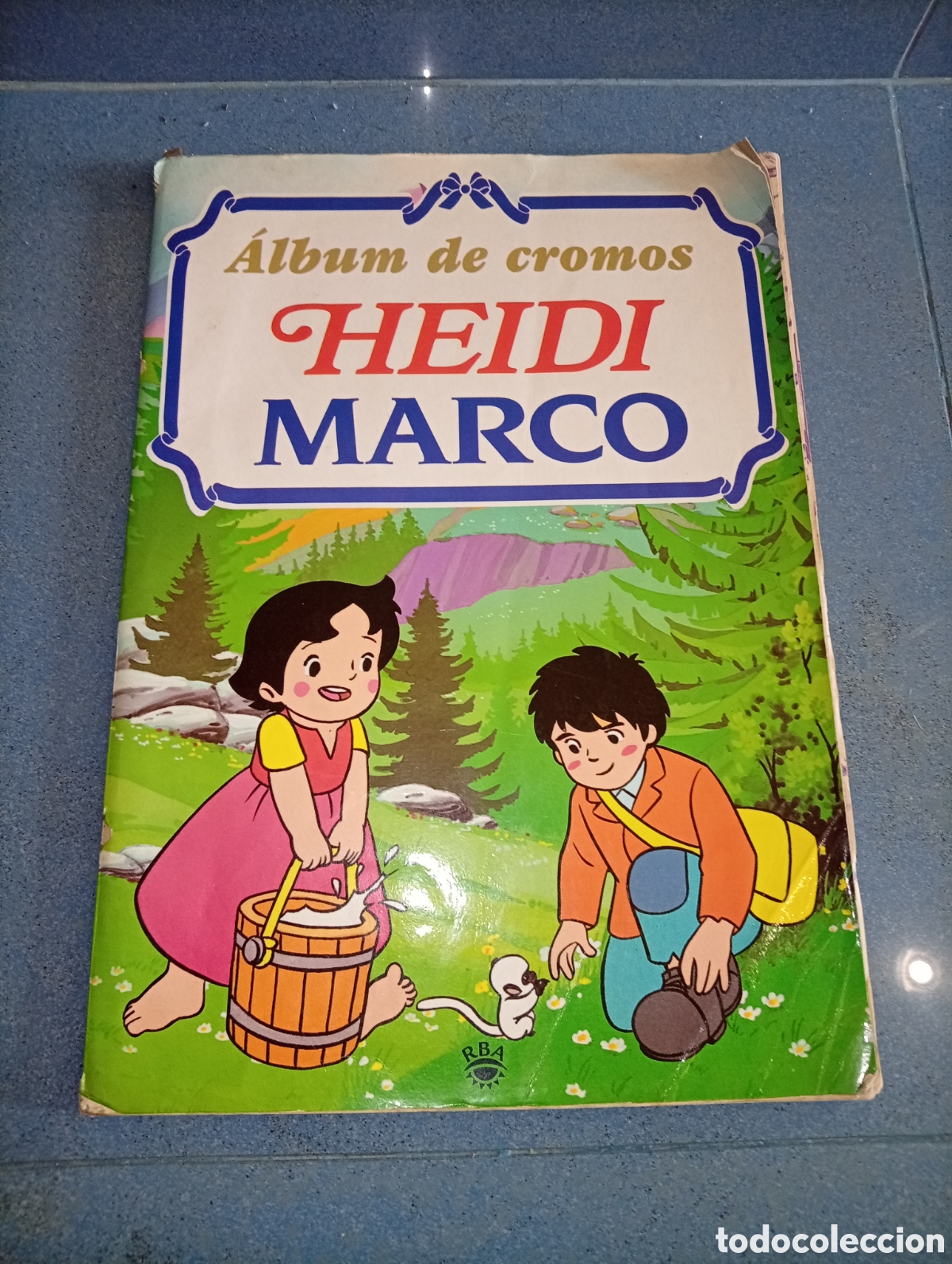 Coleccionismo &Aacute;lbumes: ANTIGUO ALBUM CROMOS HEIDI MARCO RBA INCOMPLETO FALTAN 8 CROMOS
