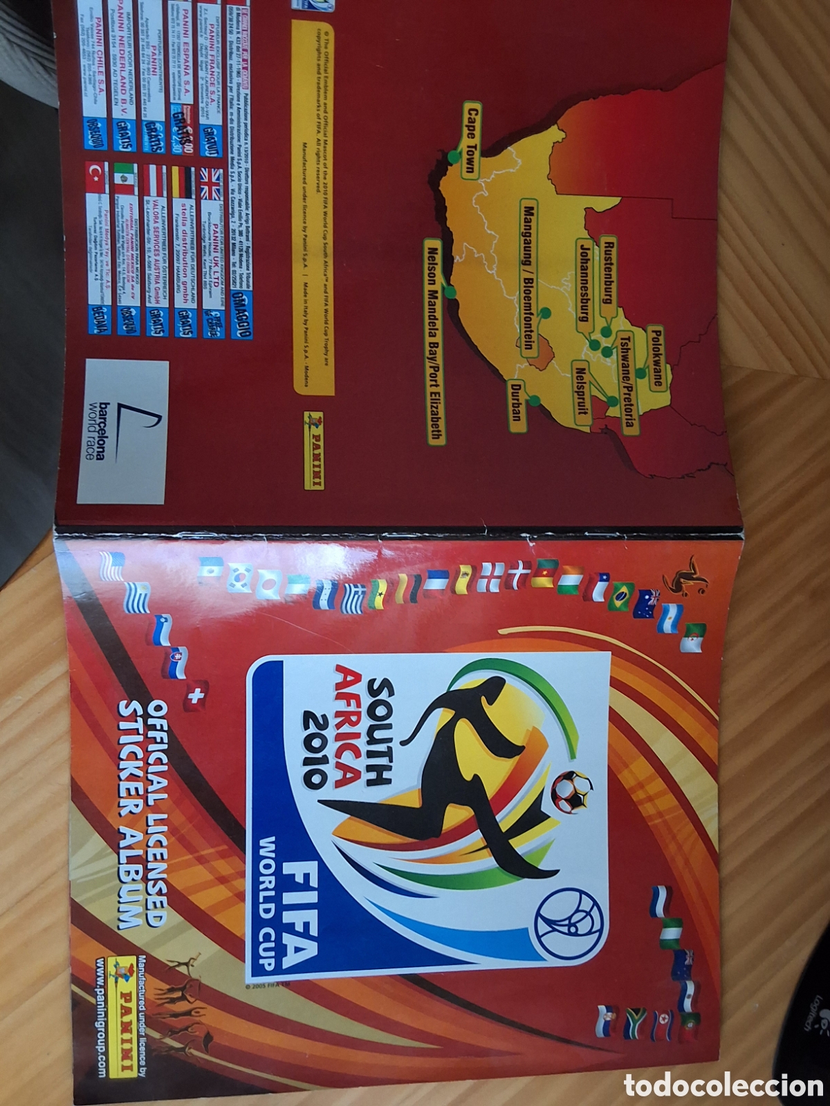 Coleccionismo &Aacute;lbumes: South africa 2010 fifa copa del mundo album cromos vacio edita panini