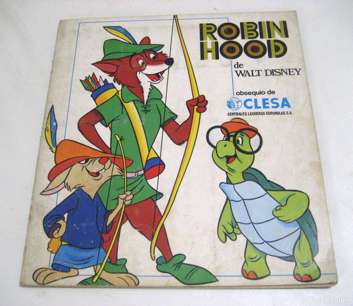 Coleccionismo &Aacute;lbumes: ALBUM DE CROMOS DISNEY ROBIN HOOD. FHER / CLESA, 1974.