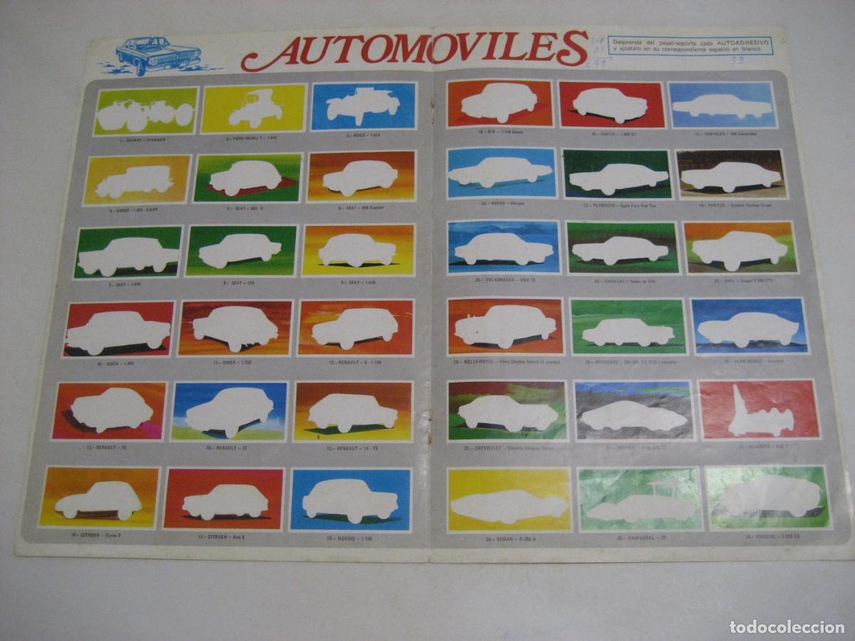Coleccionismo &Aacute;lbumes: POSTER CENTRAL PARA EL ALBUM DE CROMOS AUTOS LOCOS. FHER, 1972