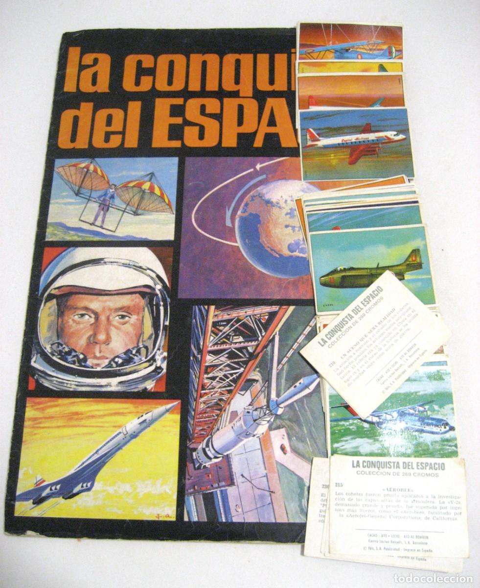 Coleccionismo &Aacute;lbumes: ALBUM DE CROMOS LA CONQUISTA DEL ESPACIO. IBIS PARA LECHE Y CACAO ATO.
