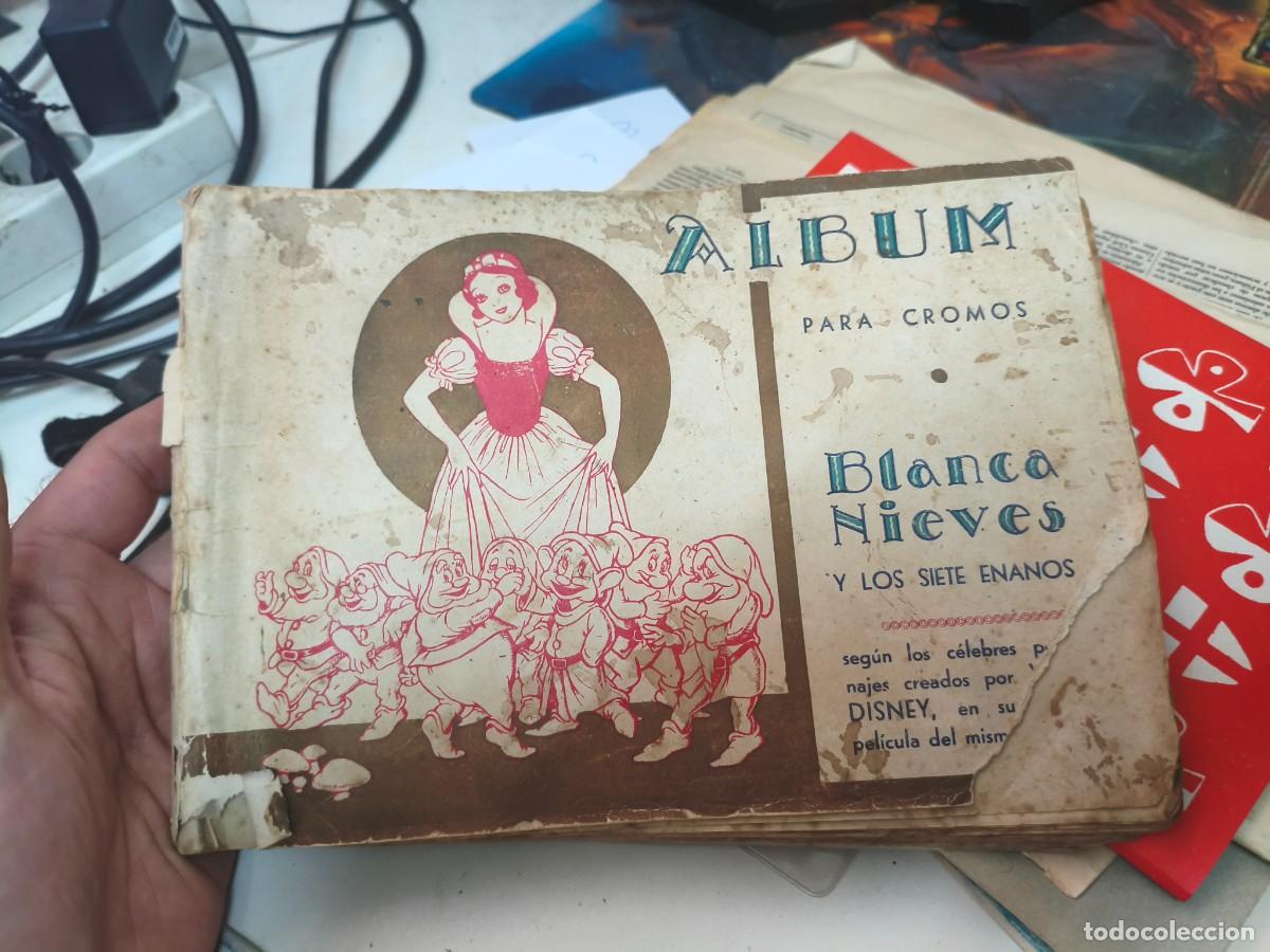 Coleccionismo &Aacute;lbumes: &Aacute;lbum cromos fher Blanca Nieves siete enanitos incompleto