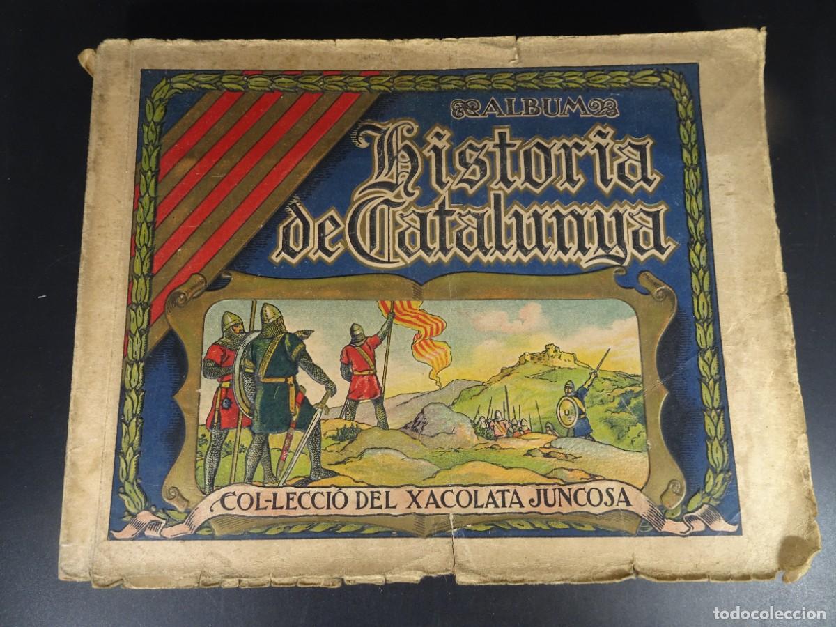 Coleccionismo &Aacute;lbumes: ANTIGUO ALBUM CROMOS HISTORIA DE CATALUNYA ,CHOCOLATES JUNCOSA, FALTAN 29 PEQUE&Ntilde;OS, VER FOTOS