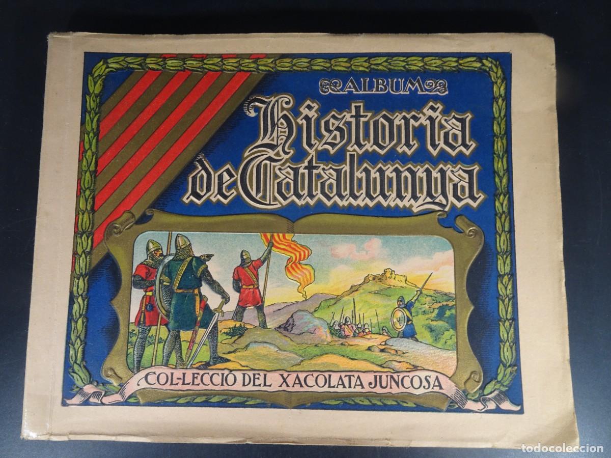 Coleccionismo &Aacute;lbumes: ANTIGUO ALBUM CROMOS HISTORIA DE CATALUNYA ,CHOCOLATES JUNCOSA, VAC&Iacute;O, VER FOTOS