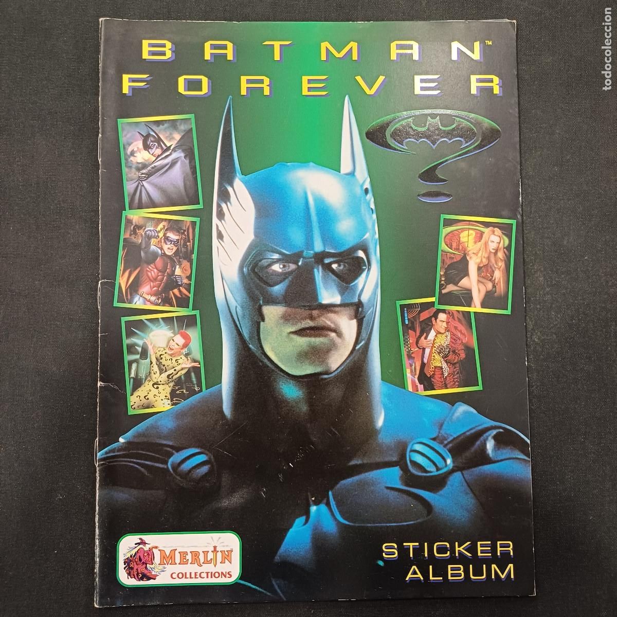 Coleccionismo &Aacute;lbumes: BATMAN FOREVER/ALBUM DE CROMOS MERLIN COLLECTIONS/INCOMPLETO.