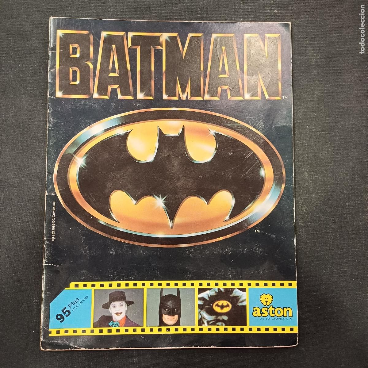 Coleccionismo &Aacute;lbumes: BATMAN/ALBUM DE CROMOS ASTON/INCOMPLETO A FALTA DE 8 CROMOS.
