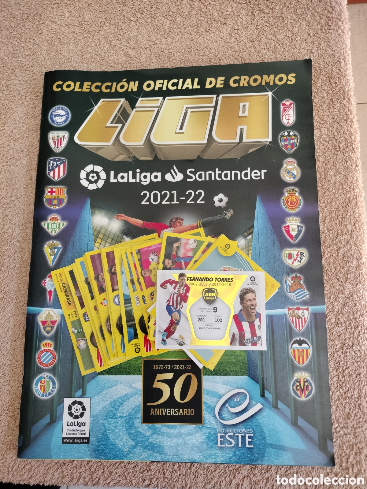 Coleccionismo &Aacute;lbumes: Album la liga Santander 2021-22