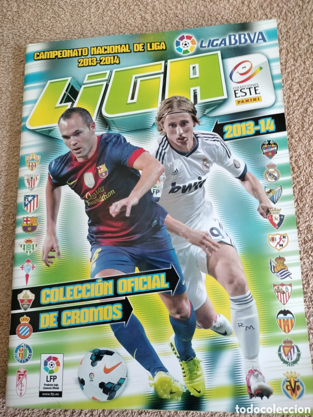 Coleccionismo &Aacute;lbumes: Album la liga BBVA 2013-14