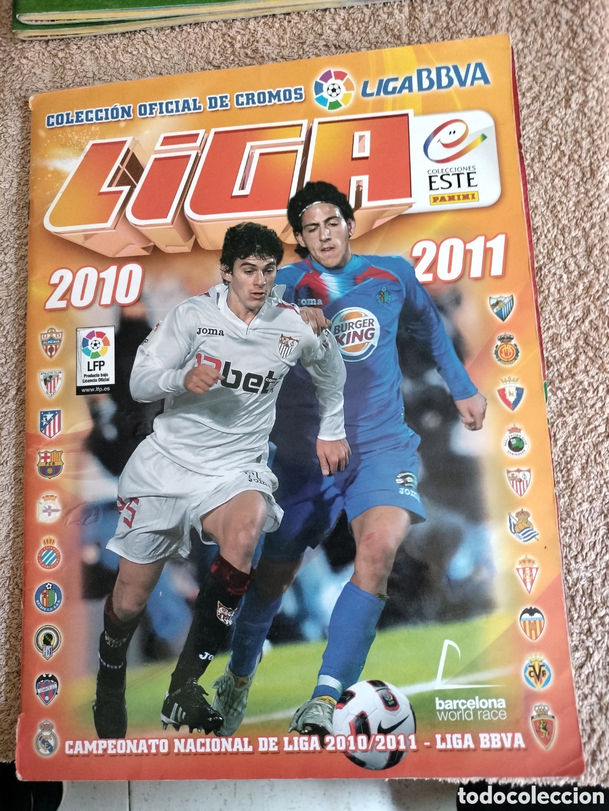 Coleccionismo &Aacute;lbumes: Album la liga BBVA 2010-11