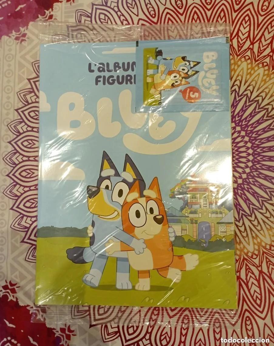 Coleccionismo &Aacute;lbumes: BLUEY ALBUM Y CAJA DE SOBRES DE CROMOS