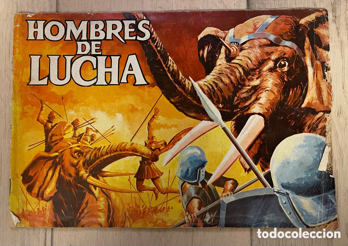 Coleccionismo &Aacute;lbumes: &Aacute;lbum de cromos Hombres de lucha. Editorial Ruiz Romero